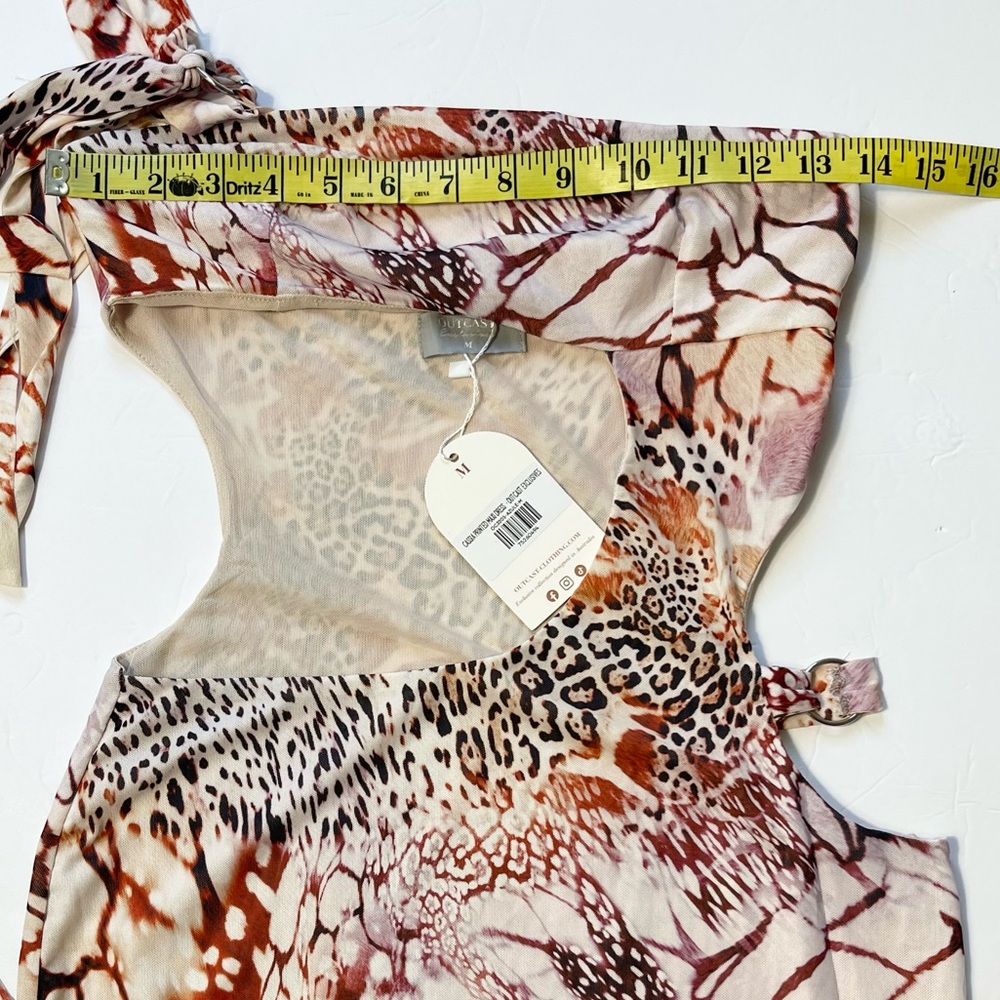 Outcast CASSIA PRINTED MAXI DRESS AZULE. M - Picture 8 of 14